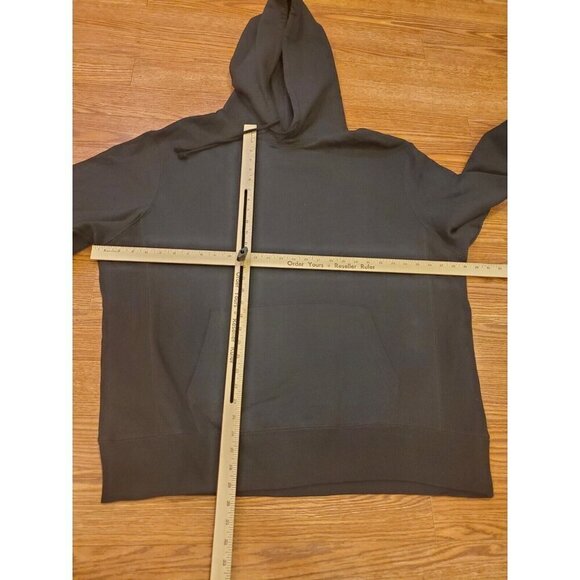 Off The Grid Records Hoodie Men's Size XXL Black Embroidered Heavyweight New - Picture 7 of 10